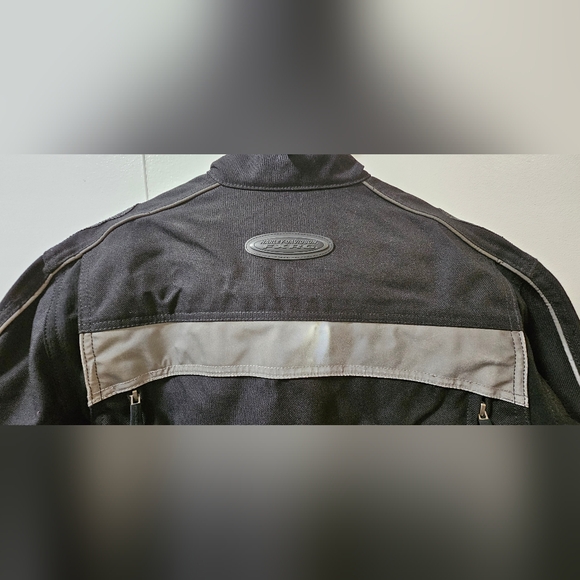 Harley Davidson Men's FXRG Textile Motorcycle Jacket Black Size Small - Picture 8 of 12